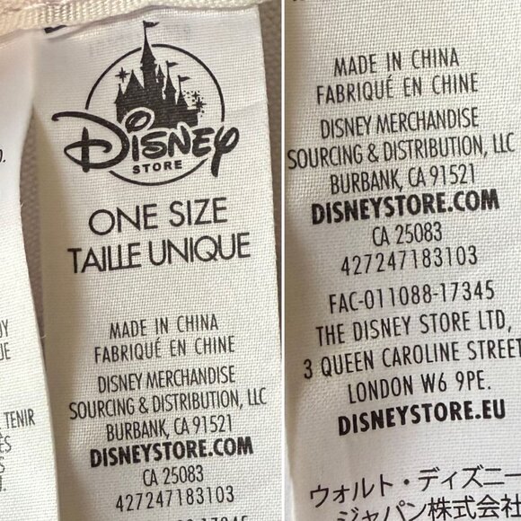 Disney Mickey Mouse Red White Blue Stars Stripes Tote Bag Patriotic Canvas Zip - Picture 10 of 12